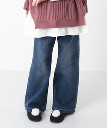 devirock | 楽デニム ワイドデニムパンツ(デニムパンツ)