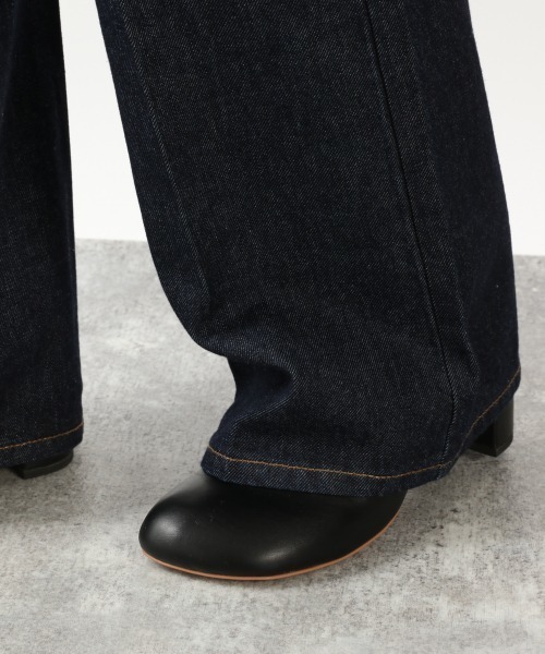 LOWRYS FARM(ローリーズファーム)の「CONEフレアパンツ 889419(デニムパンツ・レディース・ネイビー/ブルー/チャコールグレー・LARGE/MEDIUM)」の18枚目の写真