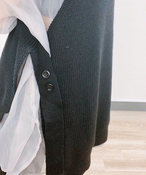 ap retro(アプレトロ)の「ハイネックサイドベルトニットベスト【ZOZO限定アイテム】(ベスト・レディース・ブラック/ベージュ/ブラウン/グレー・FREE)」の16枚目の写真