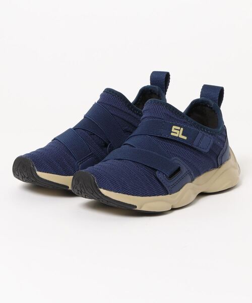 瞬足（シュンソク）の「瞬足/SLBYSYUNSOKU/DSL0220（スニーカー・キッズ・レッド/ブラック×ブラック/ブルー/ブラック/グレー/ネイビー/イエロー/ライトグレー・22.5cm/23.0cm/21.5cm/25.0cm/22.0cm/19.0cm/16.0cm/24.5cm/21.0cm/23.5cm/17.0cm/18.0cm/24.0cm/20.0cm）」の6枚目の写真