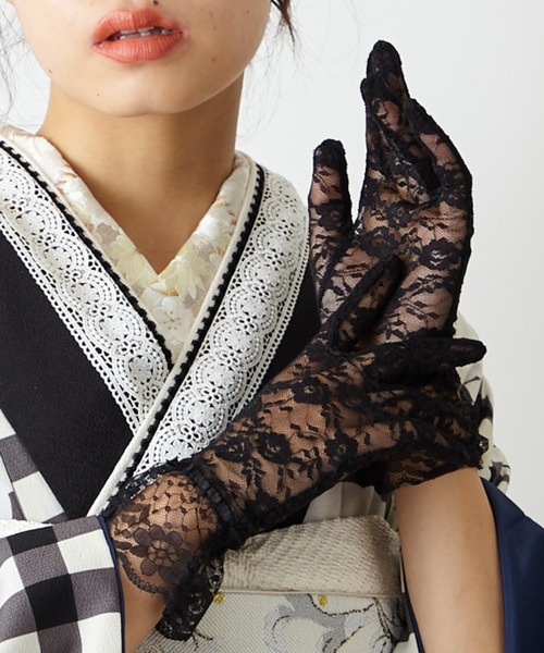 ふりふ フリフ の フリル付レースグローブ 手袋 Wear