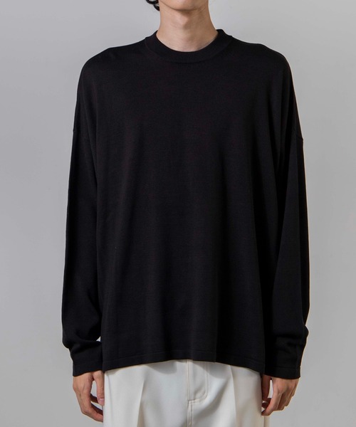 WEGO（ウィゴー）の「WEGO/バルーンハイゲージセーター（ニット/セーター・メンズ・ブラック/ベージュ/ブラウン/パープル・MEDIUM/LARGE）」の17枚目の写真