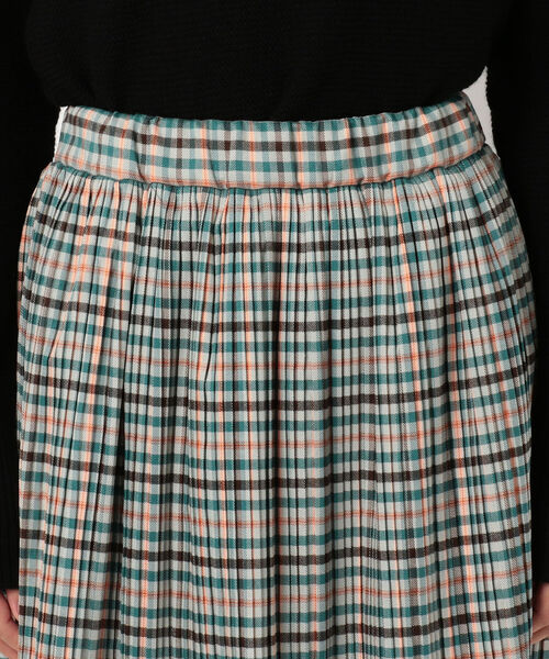 fredy repit(フレディレピ)の「チェックプリーツロングスカート(スカート・レディース・ベージュ系その他/グリーン系その他・36/38)」の14枚目の写真