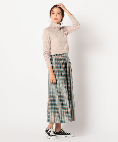 fredy repit(フレディレピ)の「チェックプリーツロングスカート(スカート・レディース・ベージュ系その他/グリーン系その他・36/38)」の20枚目の写真