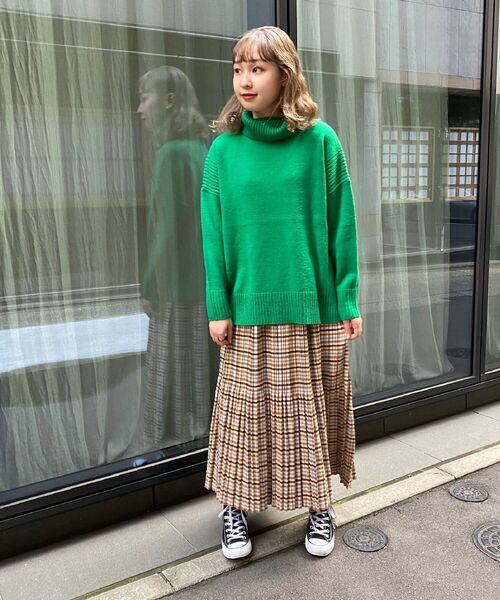 fredy repit(フレディレピ)の「チェックプリーツロングスカート(スカート・レディース・ベージュ系その他/グリーン系その他・36/38)」の21枚目の写真