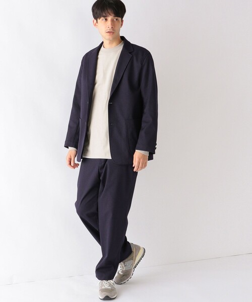 SHIPS any(シップス エニィ)の「SHIPS any: ウールライク SOLOTEX ワイドパンツ セットアップ対応アイテム(その他パンツ・メンズ・チャコールグレー/ネイビー・SMALL/MEDIUM/LARGE/X-LARGE)」の5枚目の写真