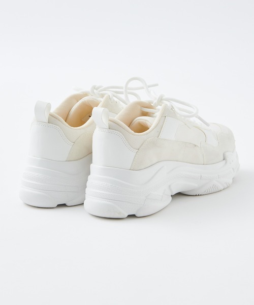 one after another NICE CLAUP（ワンアフターアナザーナイスクラップ）の「厚底スニーカー（スニーカー・レディース・ベージュ/オフホワイト/ピンク系その他・SMALL/MEDIUM/LARGE）」の16枚目の写真