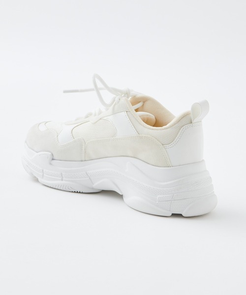 one after another NICE CLAUP（ワンアフターアナザーナイスクラップ）の「厚底スニーカー（スニーカー・レディース・ベージュ/オフホワイト/ピンク系その他・SMALL/MEDIUM/LARGE）」の8枚目の写真