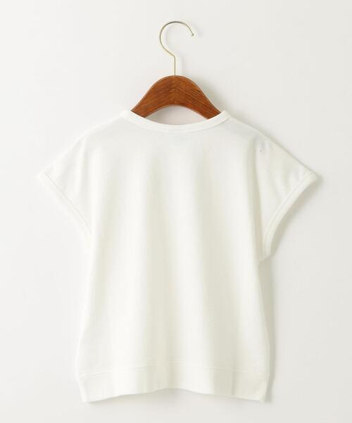 Champion(チャンピオン)の「【キッズ】〔別注〕CHAMPION(チャンピオン)ワイドスウェットプルオーバー(Tシャツ/カットソー・キッズ・グレー/オフホワイト・100cm/120cm/130cm/110cm)」の3枚目の写真