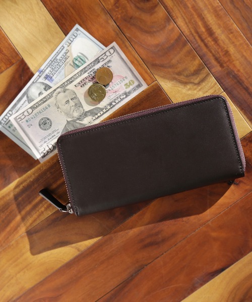 [mieno]牛革レザー長財布（財布）｜mieno（ミエノ） 6,270円