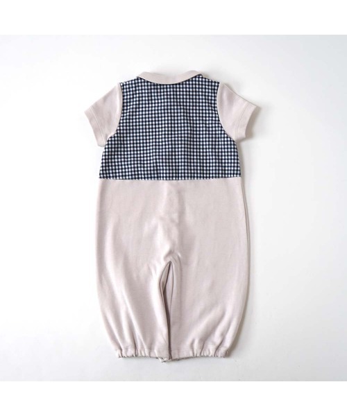 10mois（ディモワ）の「【10moisディモワ】 おめかし半袖2wayドレス（ロンパース・キッズ・ホワイト/グレー・50-70cm）」の14枚目の写真