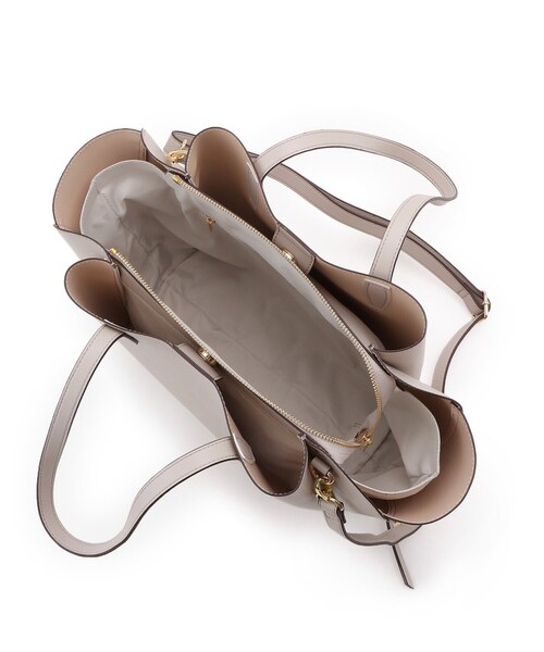 SOUP（スープ）の「◆サイドZIP A4トート（トートバッグ・レディース・ブラック/アイボリー・00）」の10枚目の写真