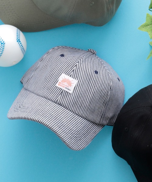 SHISKY（シスキー）の「SHISKY / シスキー ワークテイスト ネームワッペン キャップ キッズ（キャップ・キッズ・ブラック/カーキ/ブラウン/ベージュ/ブルー系その他/ネイビー/インディゴブルー/モカ・54cm/56cm/52cm）」の8枚目の写真