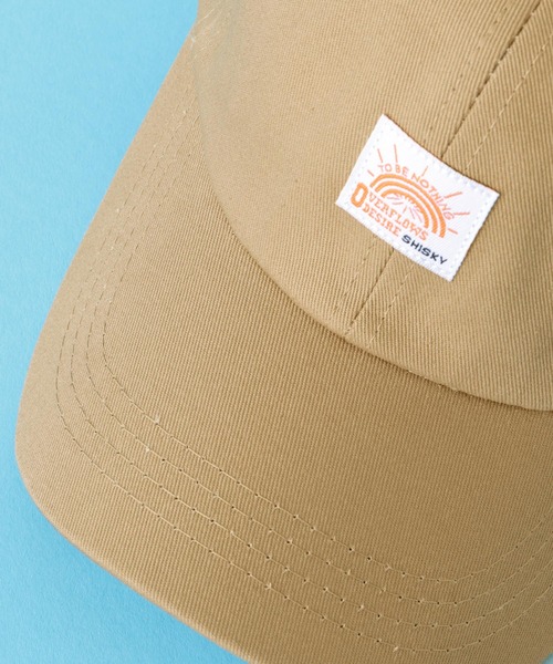 SHISKY（シスキー）の「SHISKY / シスキー ワークテイスト ネームワッペン キャップ キッズ（キャップ・キッズ・ブラック/カーキ/ブラウン/ベージュ/ブルー系その他/ネイビー/インディゴブルー/モカ・54cm/56cm/52cm）」の9枚目の写真