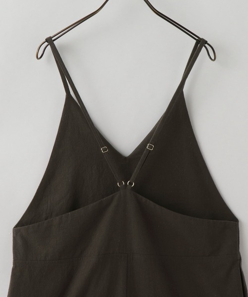 frames RAY CASSIN（フレームスレイカズン）の「【ZOZO限定】コットンリネンオールインワン（つなぎ/オールインワン・レディース・ブルー/オフホワイト/スミクロ・FREE）」の20枚目の写真