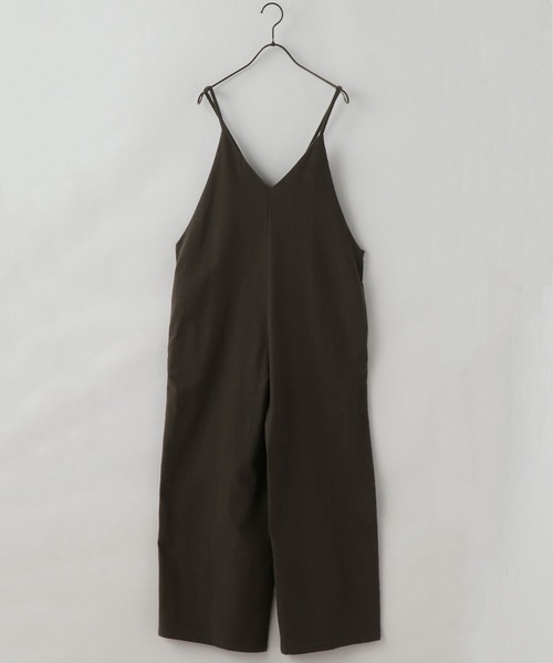 frames RAY CASSIN（フレームスレイカズン）の「【ZOZO限定】コットンリネンオールインワン（つなぎ/オールインワン・レディース・ブルー/オフホワイト/スミクロ・FREE）」の17枚目の写真