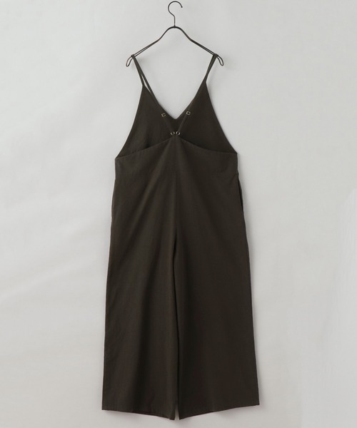 frames RAY CASSIN（フレームスレイカズン）の「【ZOZO限定】コットンリネンオールインワン（つなぎ/オールインワン・レディース・ブルー/オフホワイト/スミクロ・FREE）」の18枚目の写真