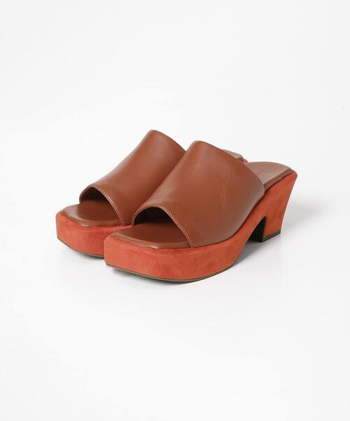 SENSE OF PLACE by URBAN RESEARCH(センスオブプレイスバイアーバンリサーチ)の「クッションソールサボサンダル(その他シューズ・レディース・ブラック/イエロー/ライトブラウン・LARGE/MEDIUM/SMALL)」の8枚目の写真