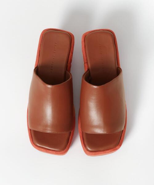 SENSE OF PLACE by URBAN RESEARCH(センスオブプレイスバイアーバンリサーチ)の「クッションソールサボサンダル(その他シューズ・レディース・ブラック/イエロー/ライトブラウン・LARGE/MEDIUM/SMALL)」の6枚目の写真