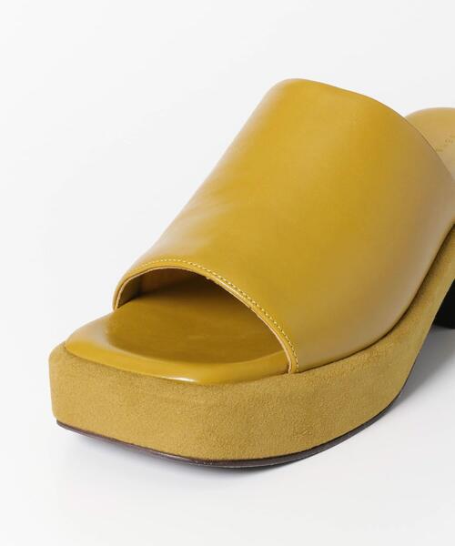 SENSE OF PLACE by URBAN RESEARCH(センスオブプレイスバイアーバンリサーチ)の「クッションソールサボサンダル(その他シューズ・レディース・ブラック/イエロー/ライトブラウン・LARGE/MEDIUM/SMALL)」の12枚目の写真