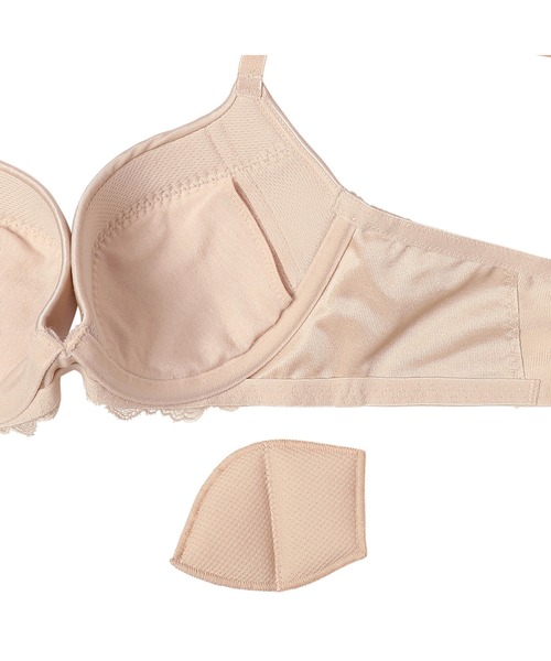 TRIUMPH（トリンプ）の「天使のブラ スリムライン502 ブラジャー (スムースタイプ)【A,B,C,D,E,Fカップ】（ブラジャー・レディース・ブラック/ベージュ・C65/D70/E80/B65/D80/D75/C70/B80/D65/E70/E75/B75/F75/B70/A70/C75/E65/F65/A75/F70/C80/F80）」の6枚目の写真