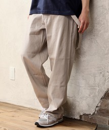 TopIsm | 【2021】 サスペンダー付コットンワイドパンツ(チノパンツ)