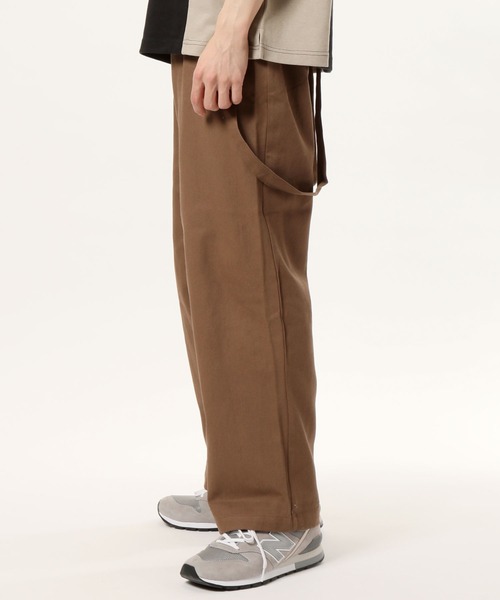 TopIsm（トップイズム）の「【2021】 サスペンダー付コットンワイドパンツ（チノパンツ・メンズ・ブラック/ライトグレー/ベージュ/モカ・M/L）」の8枚目の写真