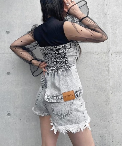  jeans girlデニム ベアトップ . . 𝗦𝘄𝗶𝗽𝗲▷▷ 𝗗𝗲𝗻𝗶𝗺 𝗰𝗼𝗼𝗿𝗱𝗶𝗻𝗮𝘁𝗲