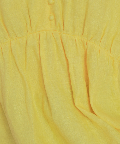 qualite(カリテ)の「【WEB・一部店舗限定】リネンボリュームブラウス(シャツ/ブラウス・レディース・ベージュ/ネイビー/イエロー/ライラック・フリー)」の12枚目の写真