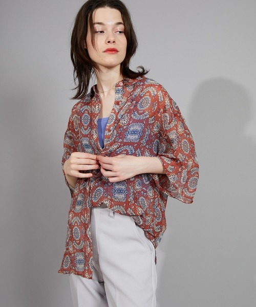 CIAOPANIC(チャオパニック)の「パット付きスクエアタンクトップ(タンクトップ・レディース・チャコールグレー/ラベンダー/グリーン/オフホワイト・FREE)」の20枚目の写真