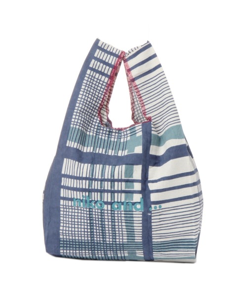 niko and...(ニコアンド)の「オリジナルアフリカン柄エコバッグS(エコバッグ/サブバッグ・レディース・レッド/ブルー/セージグリーン/ライトイエロー・0)」の15枚目の写真