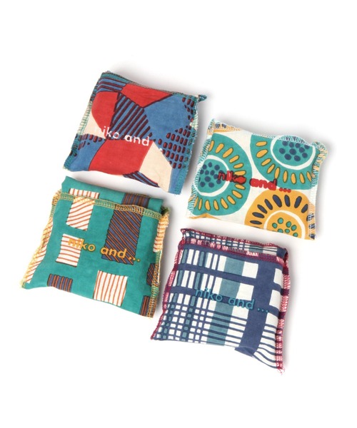 niko and...(ニコアンド)の「オリジナルアフリカン柄エコバッグS(エコバッグ/サブバッグ・レディース・レッド/ブルー/セージグリーン/ライトイエロー・0)」の20枚目の写真