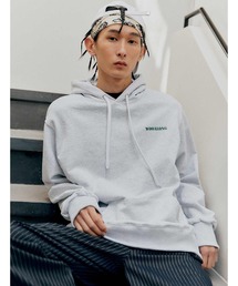 WOOALONG ブラックパーカー Lサイズ ロゴ刺繍 Amazon.co.jp: ウアロン パーカ WOOALONG Signature Hood Zip-up