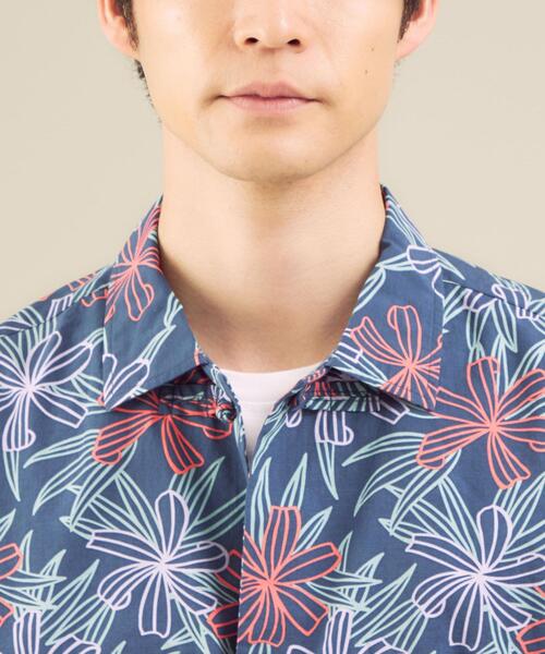 reyn spooner（レインスプーナー）の「OLT 別注 [ レインスプーナー ] reyn spooner チャイナボタン 半袖 シャツ（シャツ/ブラウス・メンズ・ダークグレー/コバルトブルー・S/M/L/XL）」の11枚目の写真