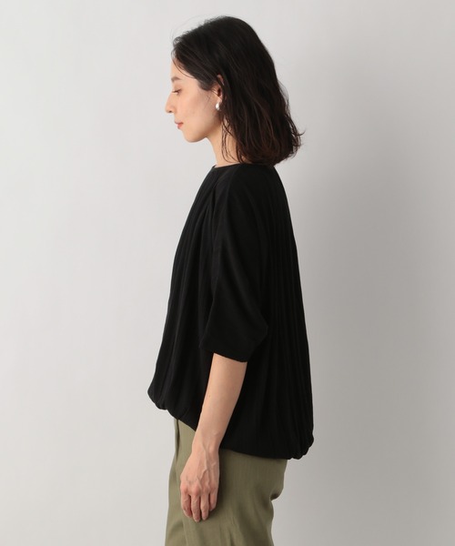 LEPSIM（レプシィム）の「ハリヌキリブドルマンプルオーバー　936283（Tシャツ/カットソー・レディース・ブラック/レッド/グリーン/アイボリー・FREE）」の10枚目の写真