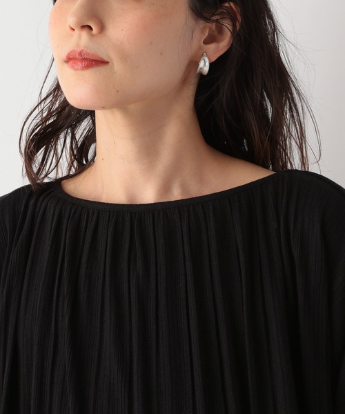 LEPSIM（レプシィム）の「ハリヌキリブドルマンプルオーバー　936283（Tシャツ/カットソー・レディース・ブラック/レッド/グリーン/アイボリー・FREE）」の13枚目の写真