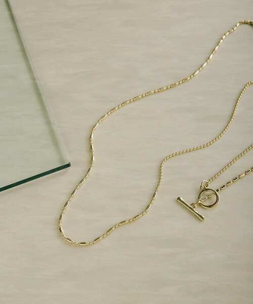KBF+（ケービーエフプラス）の「KBF+　2WAYロングチェーンネックレス（ネックレス・レディース・シルバー/ゴールド・ONE）」の7枚目の写真