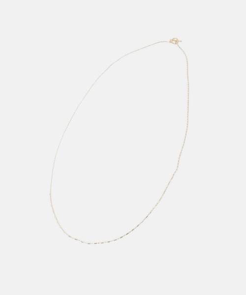 KBF+（ケービーエフプラス）の「KBF+　2WAYロングチェーンネックレス（ネックレス・レディース・シルバー/ゴールド・ONE）」の4枚目の写真