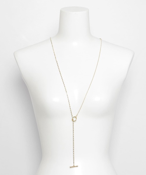 KBF+（ケービーエフプラス）の「KBF+　2WAYロングチェーンネックレス（ネックレス・レディース・シルバー/ゴールド・ONE）」の6枚目の写真