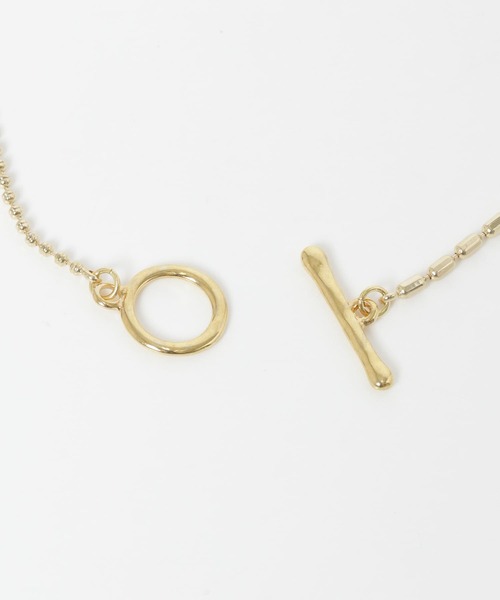 KBF+（ケービーエフプラス）の「KBF+　2WAYロングチェーンネックレス（ネックレス・レディース・シルバー/ゴールド・ONE）」の9枚目の写真