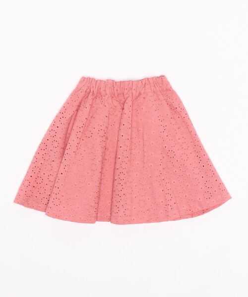 b・ROOM（ビールーム）の「コットンレースタックスカート（スカート・キッズ・オフホワイト/ラベンダー/エメラルド/ピンク・130cm/90cm/110cm/120cm/100cm）」の5枚目の写真