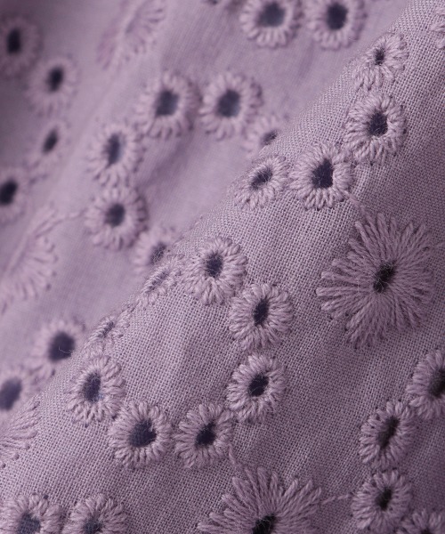 b・ROOM（ビールーム）の「コットンレースタックスカート（スカート・キッズ・オフホワイト/ラベンダー/エメラルド/ピンク・130cm/90cm/110cm/120cm/100cm）」の15枚目の写真