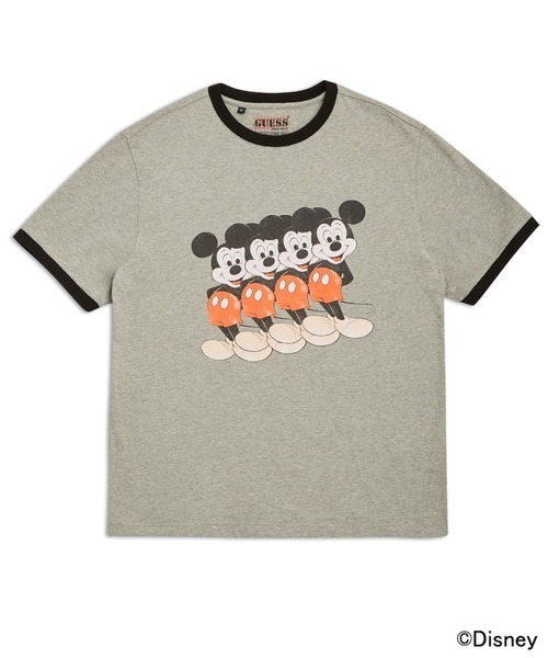 Guess(ゲス)の「GUESS/ゲス GUESS・DISNEY EX TE1 Tシャツ 半袖(Tシャツ/カットソー・メンズ・ブラック/グレー・L/M/XL)」の2枚目の写真