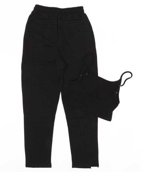 Qussio(クーシオ)の「【QUSSIO/クーシオ】ロゴブラトップセット(その他パンツ・レディース・ブラック・FREE)」の2枚目の写真