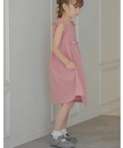 Catherine Cottage（キャサリンコテージ）の「販売しない　コットンリボンシューズ（スリッポン・キッズ・ブラック/ネイビー/ベビーピンク/ライラック/スモークピンク/グレー/ベージュ/ベージュ系1/ブルー系1・22/20/18/17/19/21）」の19枚目の写真