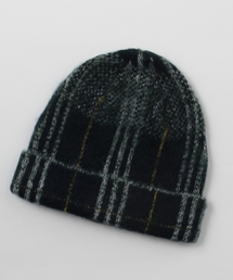 grove | チェック柄ニット帽(ニットキャップ/ビーニー)
