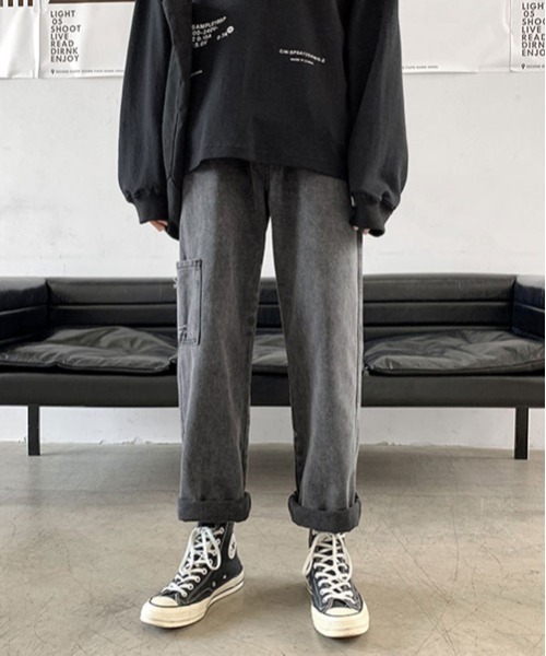 neos（ネオス）の「【neos -addictive design-】ルーズシルエット セミワイド ペインター デニム パンツ（デニムパンツ・メンズ・ブルー/ブラック・LARGE/MEDIUM/X-LARGE）」の9枚目の写真