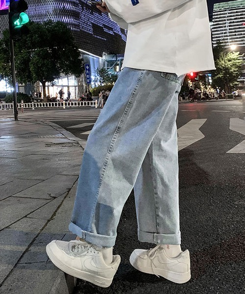 neos（ネオス）の「【neos -addictive design-】ルーズシルエット セミワイド ペインター デニム パンツ（デニムパンツ・メンズ・ブルー/ブラック・LARGE/MEDIUM/X-LARGE）」の8枚目の写真