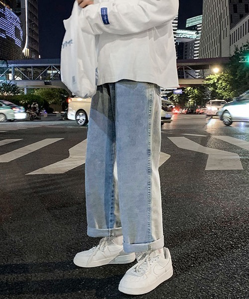 neos（ネオス）の「【neos -addictive design-】ルーズシルエット セミワイド ペインター デニム パンツ（デニムパンツ・メンズ・ブルー/ブラック・LARGE/MEDIUM/X-LARGE）」の17枚目の写真