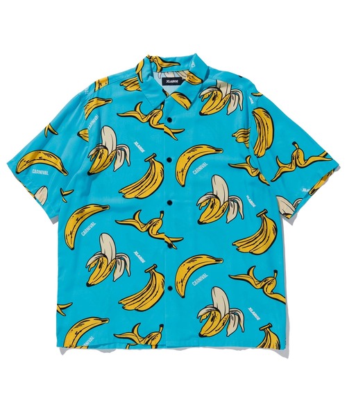 XLARGE（エクストララージ）の「XLARGE×CARNIVAL BKK BANANA PEELED SHIRT（シャツ/ブラウス・メンズ・ライトブルー/ブラック・S/M/L/XL）」の9枚目の写真